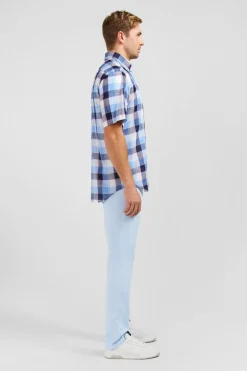 Pantalon Chino Bleu Clair
