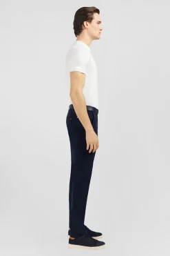 Pantalon Chino Bleu Marine