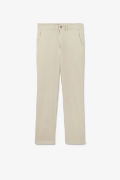Pantalon Chino Sans Plis Beige