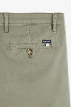 Pantalon Chino Sans Plis Kaki