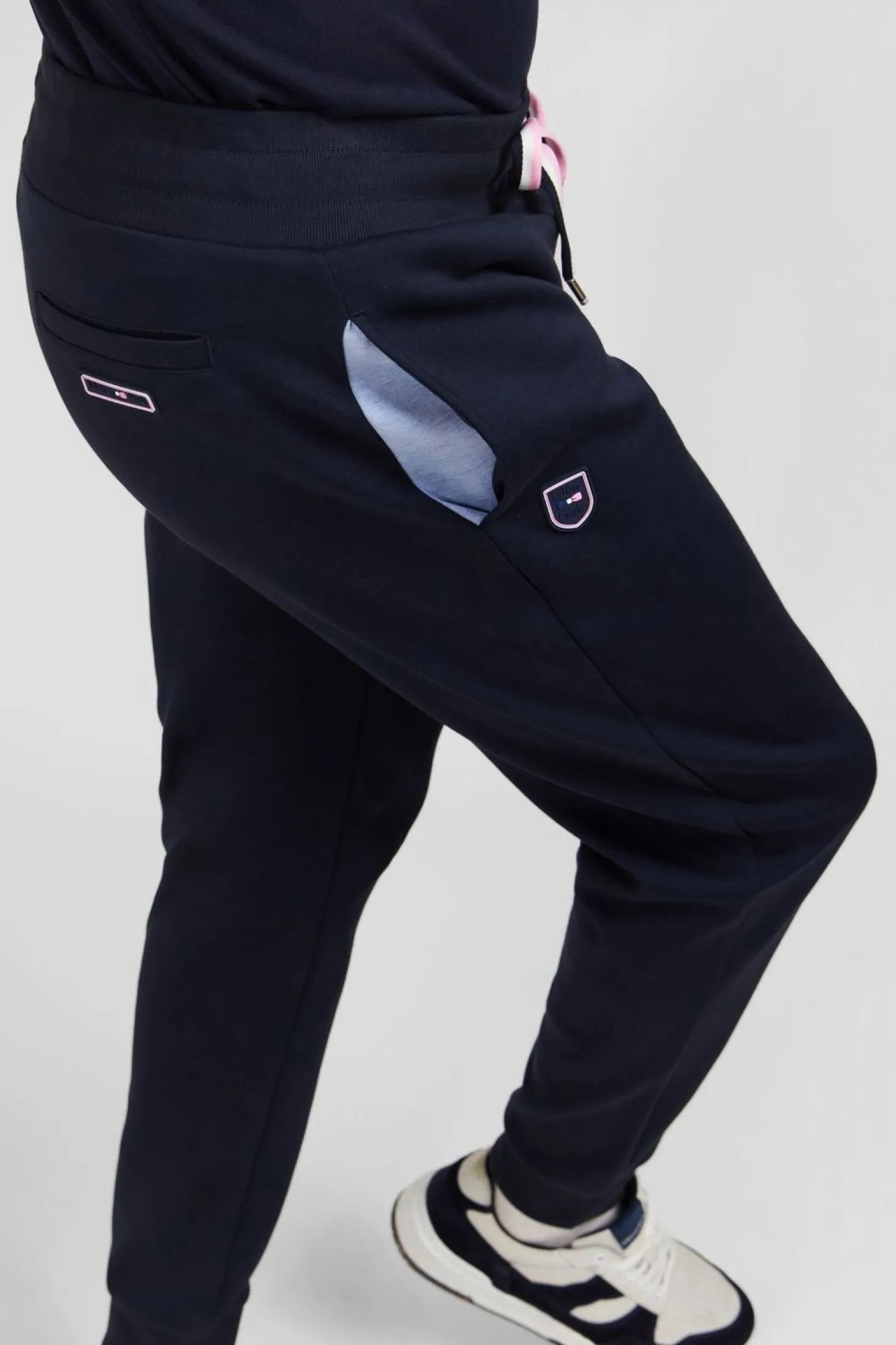Pantalon De Jogging Bleu Marine Uni