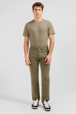 Pantalon Droit Beige