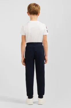 Pantalon Jogging Marine En Molleton Coton