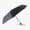 Parapluie Bleu Marine Pliant A Rayures