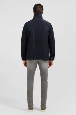 Parka Bleu Marine Unie