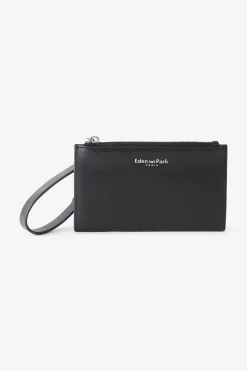 Pochette Noire En Cuir