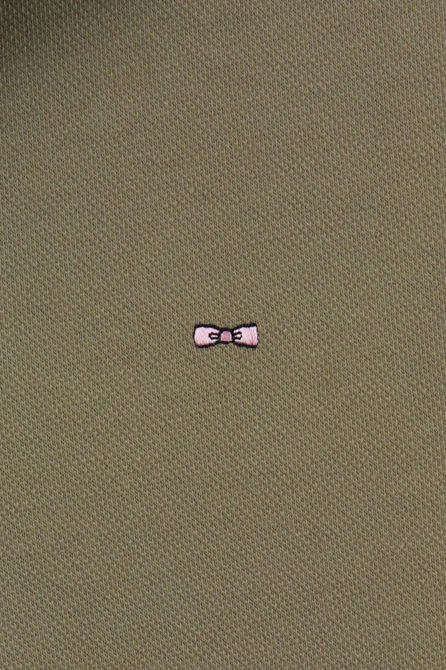 Polo Beige Uni A Manches Courtes