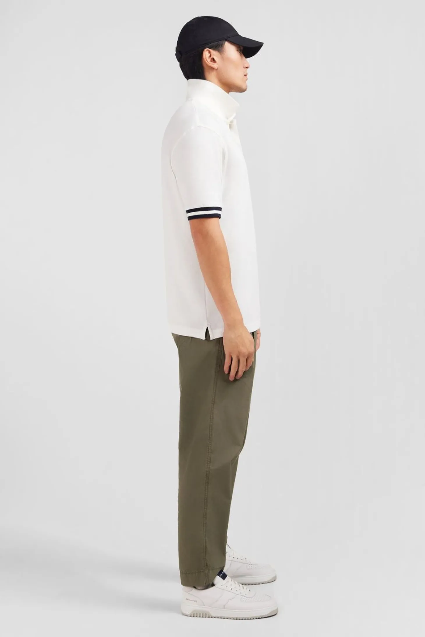 Polo Blanc A Manches Courtes