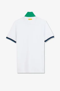 Polo Blanc A Manches Courtes