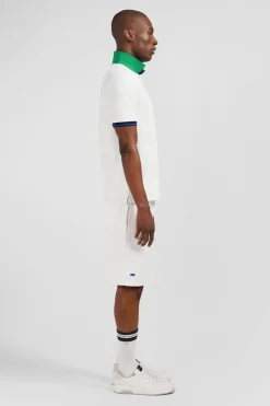 Polo Blanc A Manches Courtes