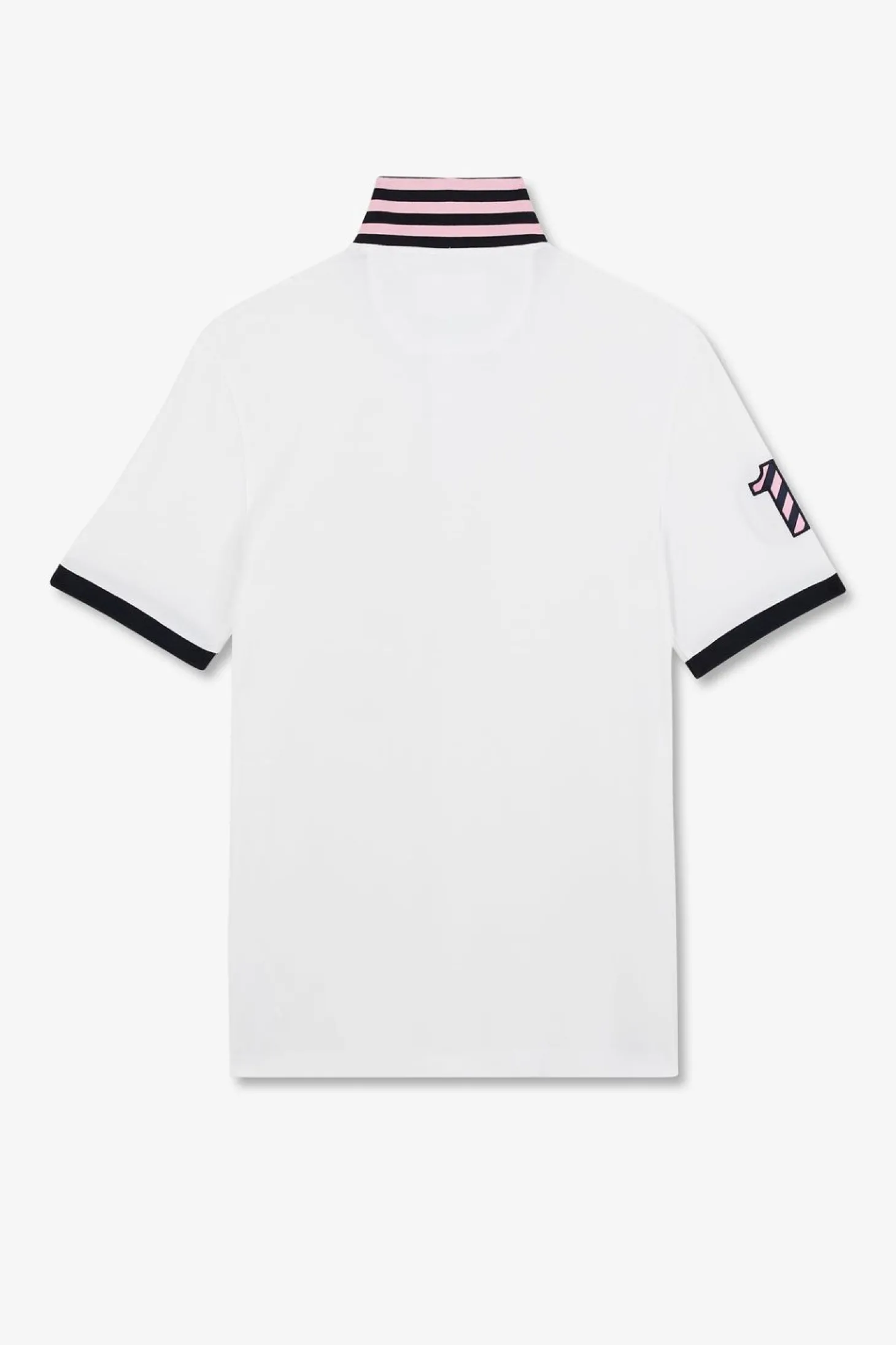 Polo Blanc A Manches Courtes Numero 10
