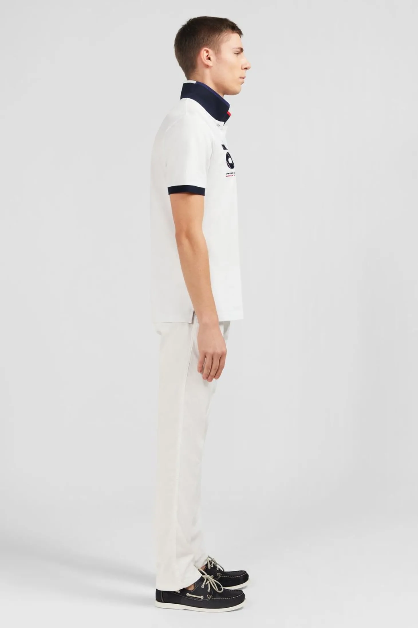 Polo Blanc A Manches Courtes Xv De France