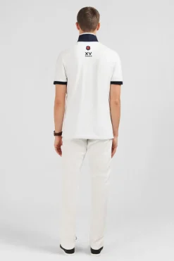 Polo Blanc A Manches Courtes Xv De France