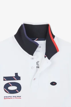 Polo Blanc A Manches Courtes Xv De France