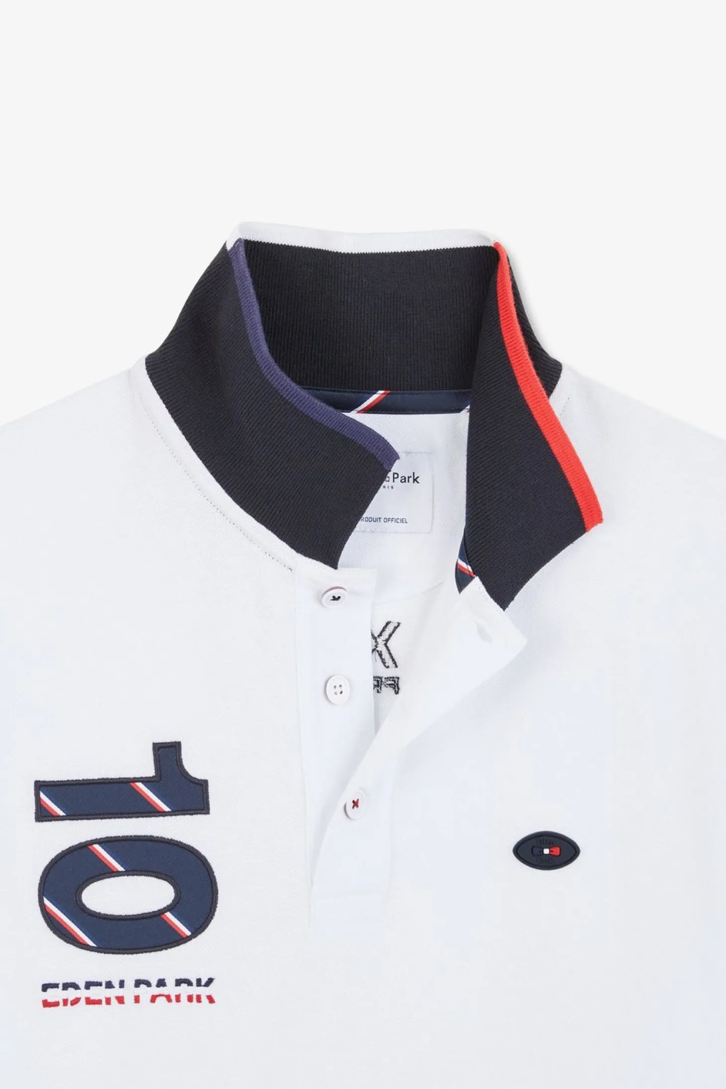Polo Blanc A Manches Courtes Xv De France
