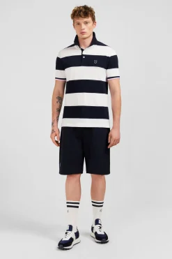 Polo Blanc A Rayures