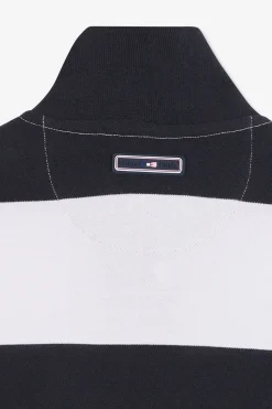 Polo Blanc A Rayures