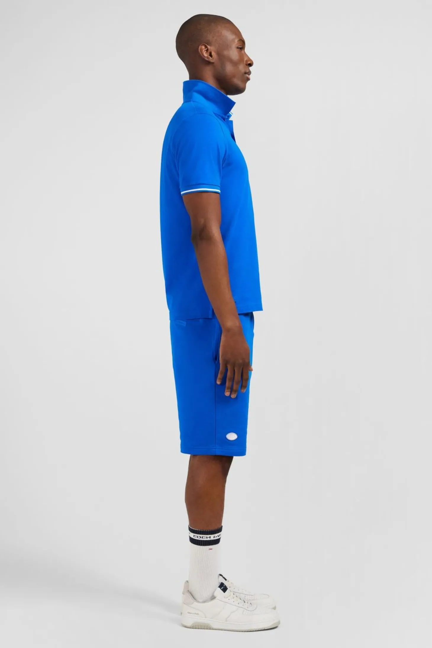 Polo Bleu A Manches Courtes