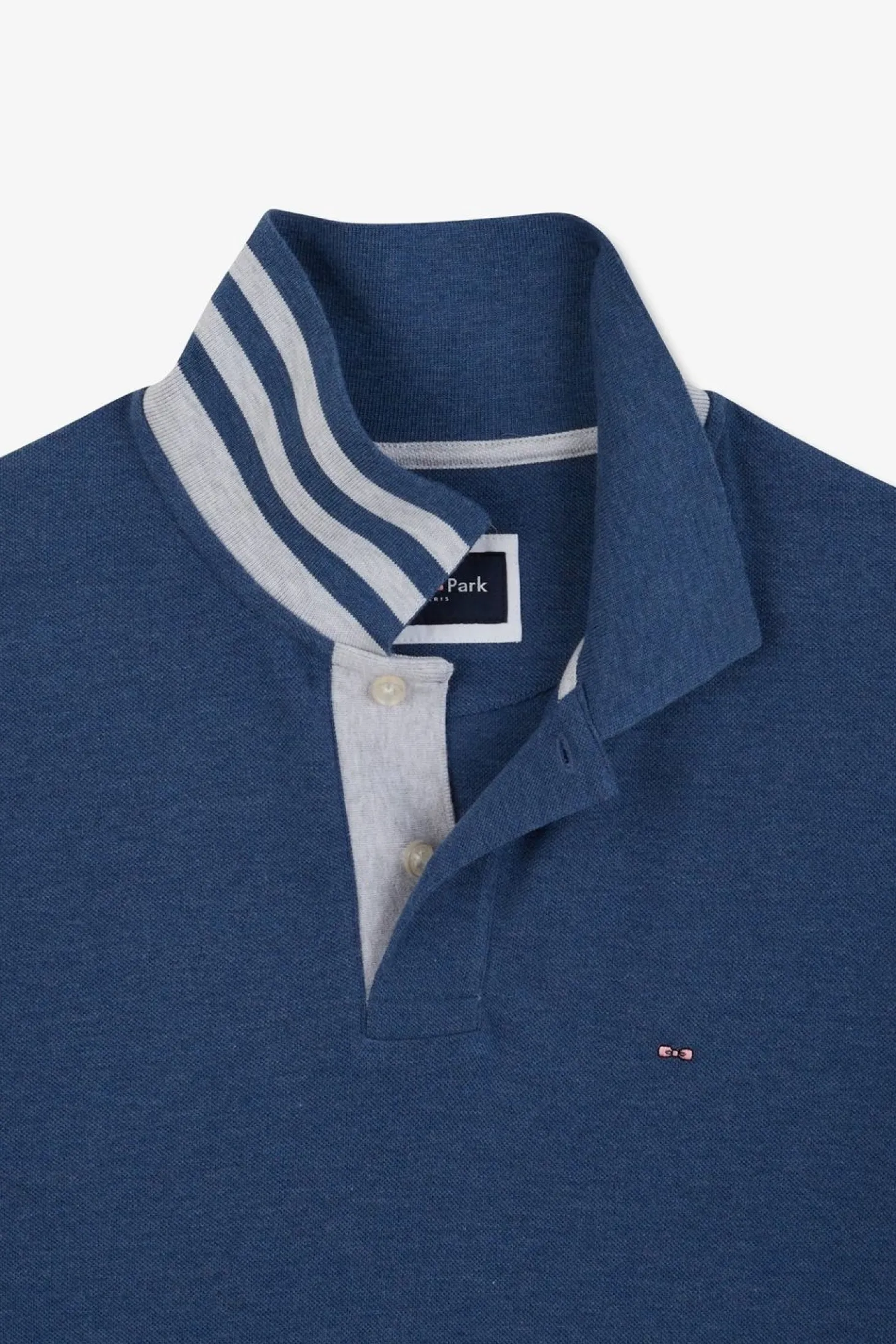 Polo Bleu A Manches Courtes