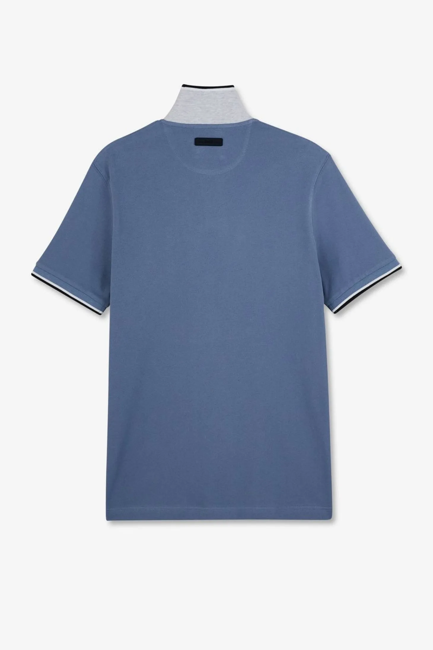 Polo Bleu Clair Manches Courtes Uni