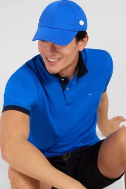 Polo Bleu Manches Courtes