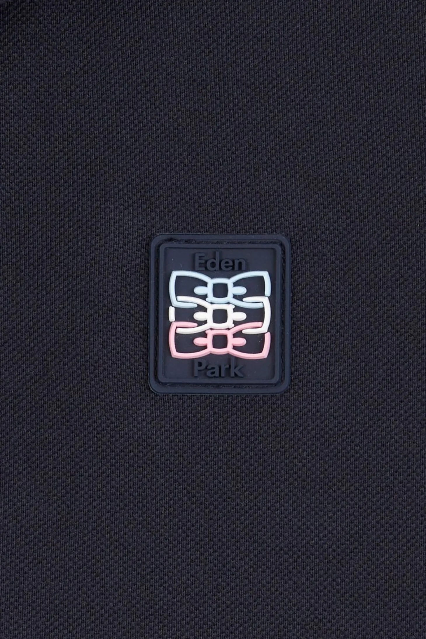 Polo Bleu Marine A Details Tricolores