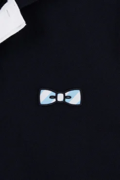Polo Bleu Marine A Manches Courtes