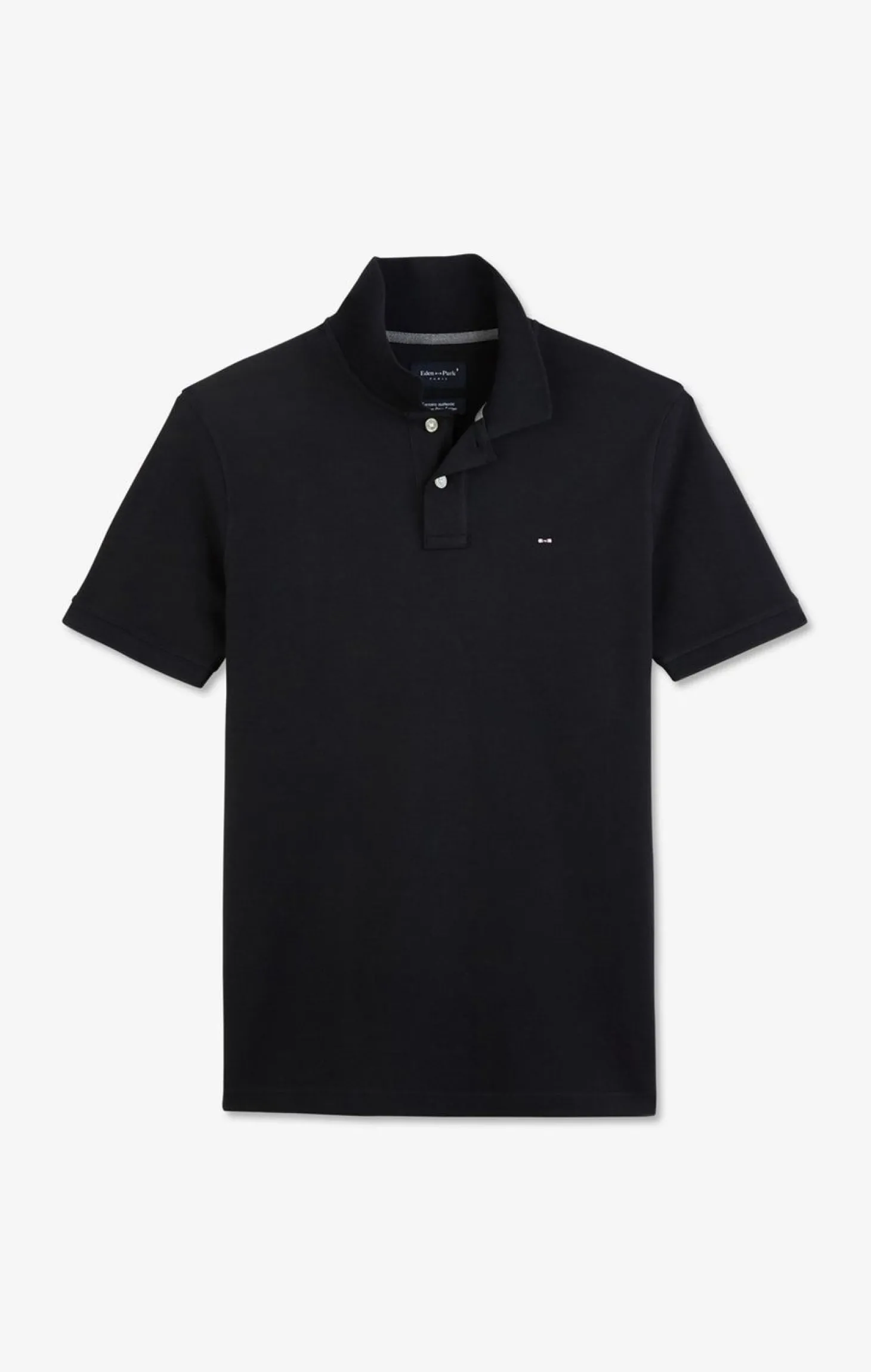 Polo Bleu Marine En Coton Pima Stretch