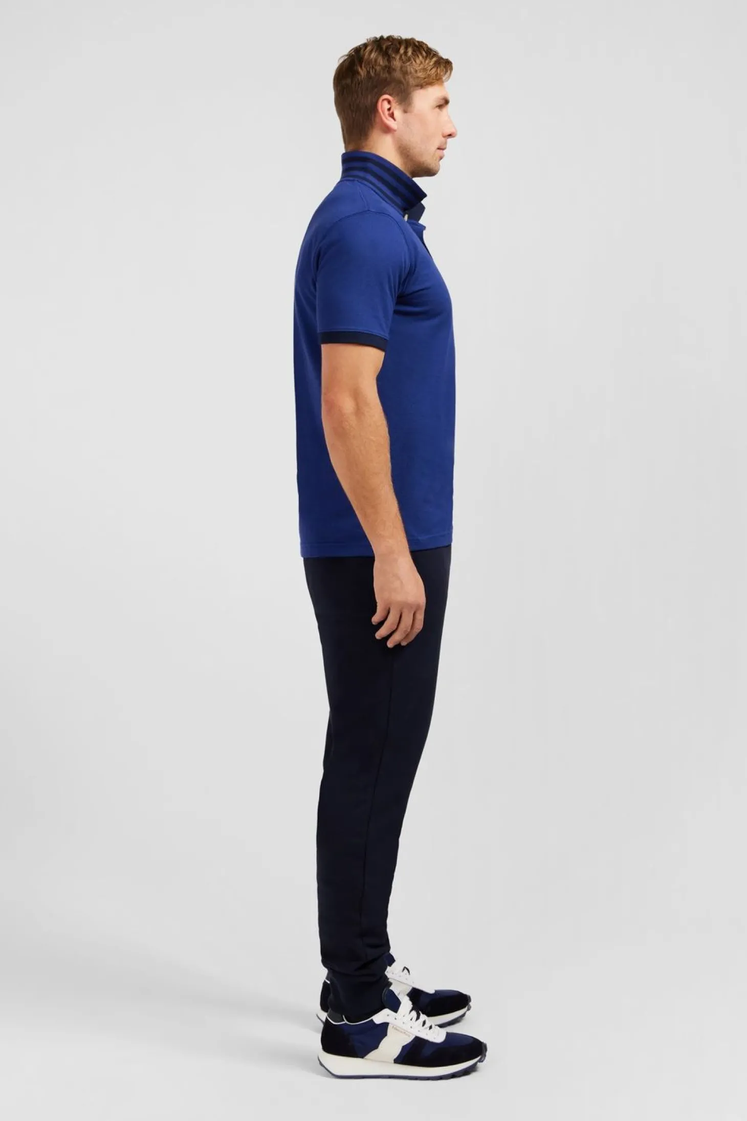 Polo Bleu Marine Manches Courtes