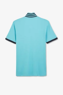 Polo Bleu Turquoise Manches Courtes