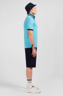 Polo Bleu Turquoise Manches Courtes