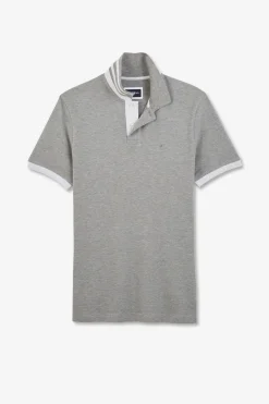 Polo Gris A Manches Courtes