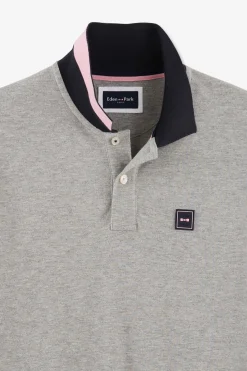 Polo Gris A Manches Courtes