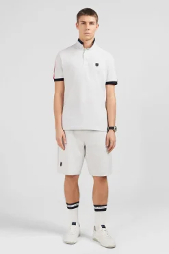 Polo Gris Chine Manches Courtes