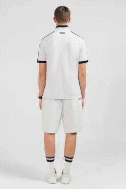 Polo Gris Chine Manches Courtes