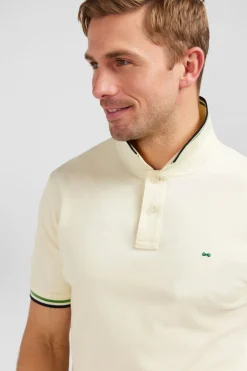 Polo Jaune Clair En Coton Pima