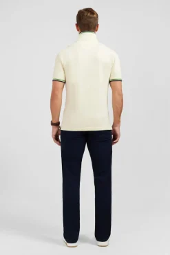 Polo Jaune Clair En Coton Pima