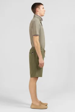 Polo Kaki En Coton Pima