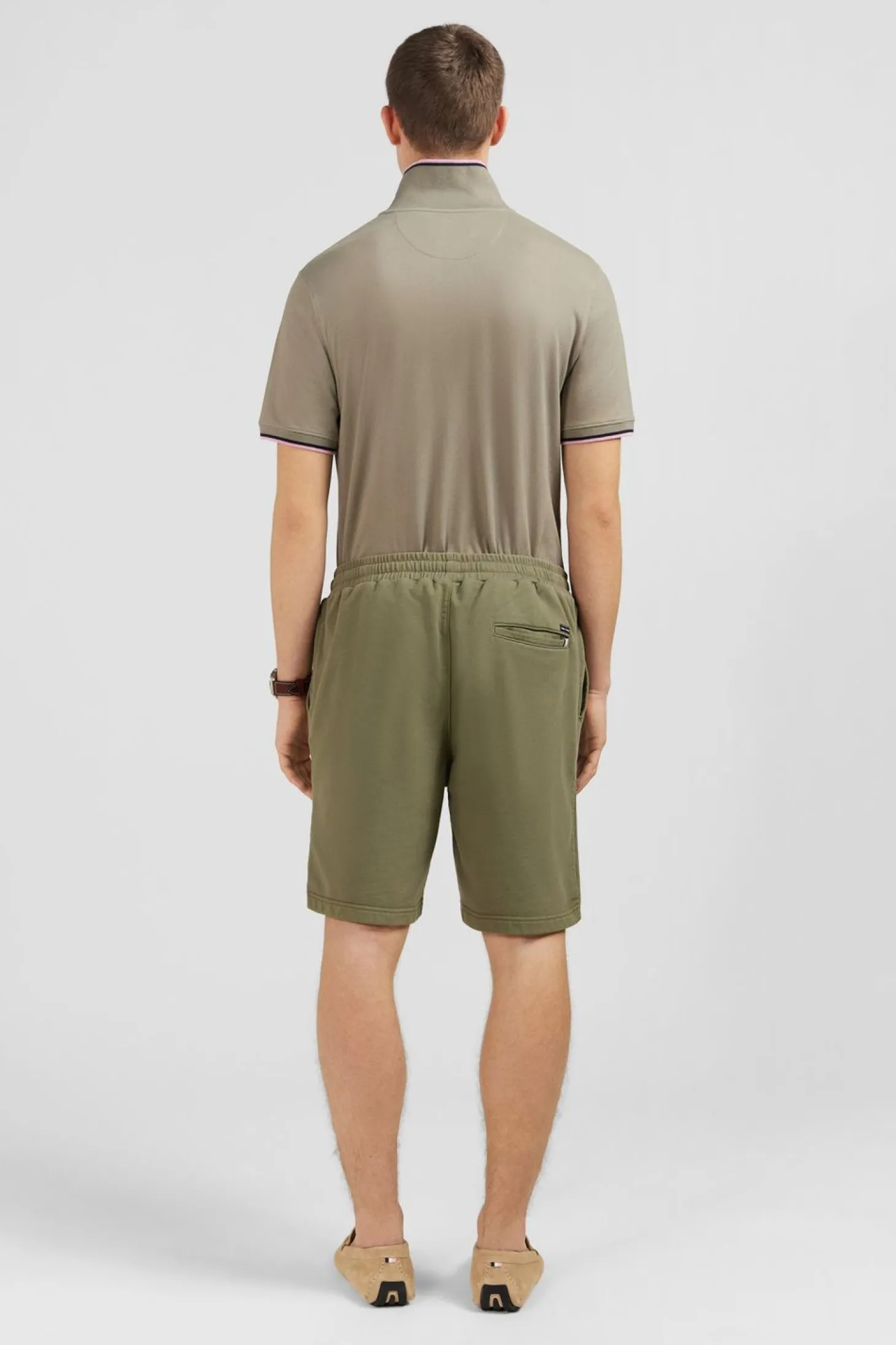 Polo Kaki En Coton Pima
