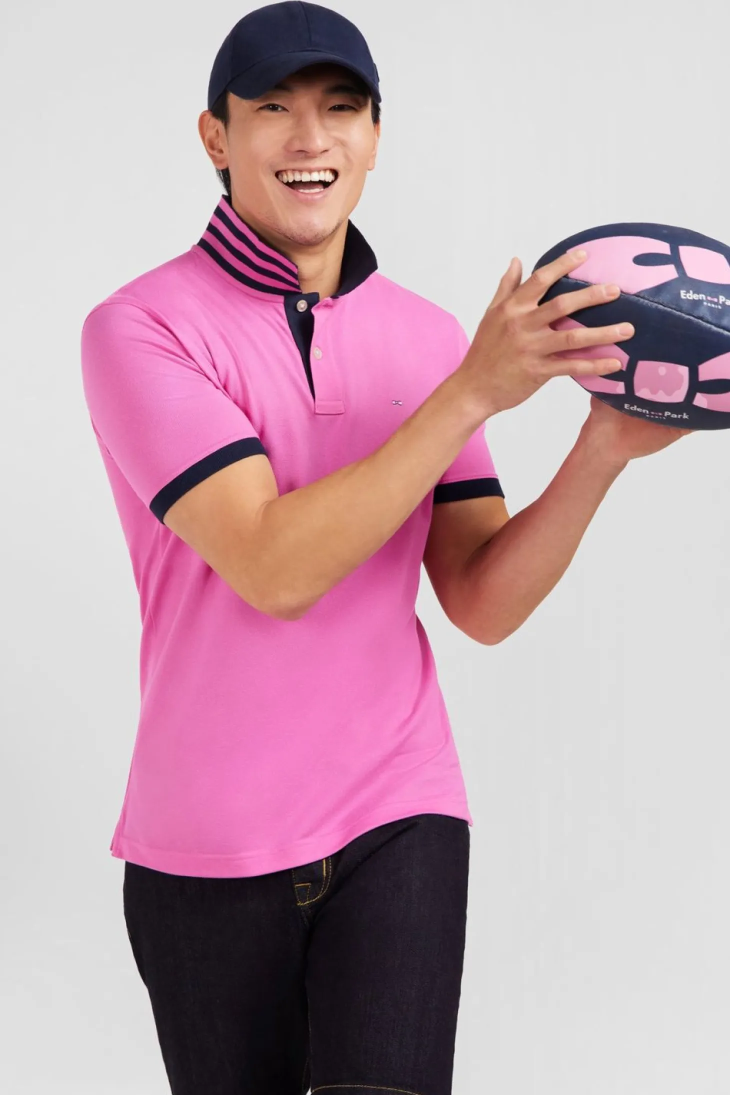 Polo Rose Manches Courtes