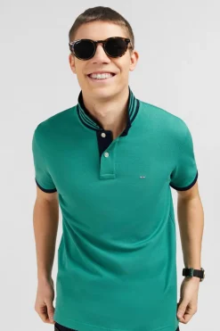 Polo Vert Manches Courtes
