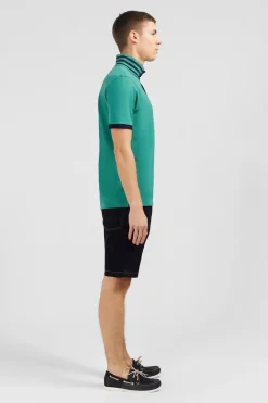 Polo Vert Manches Courtes
