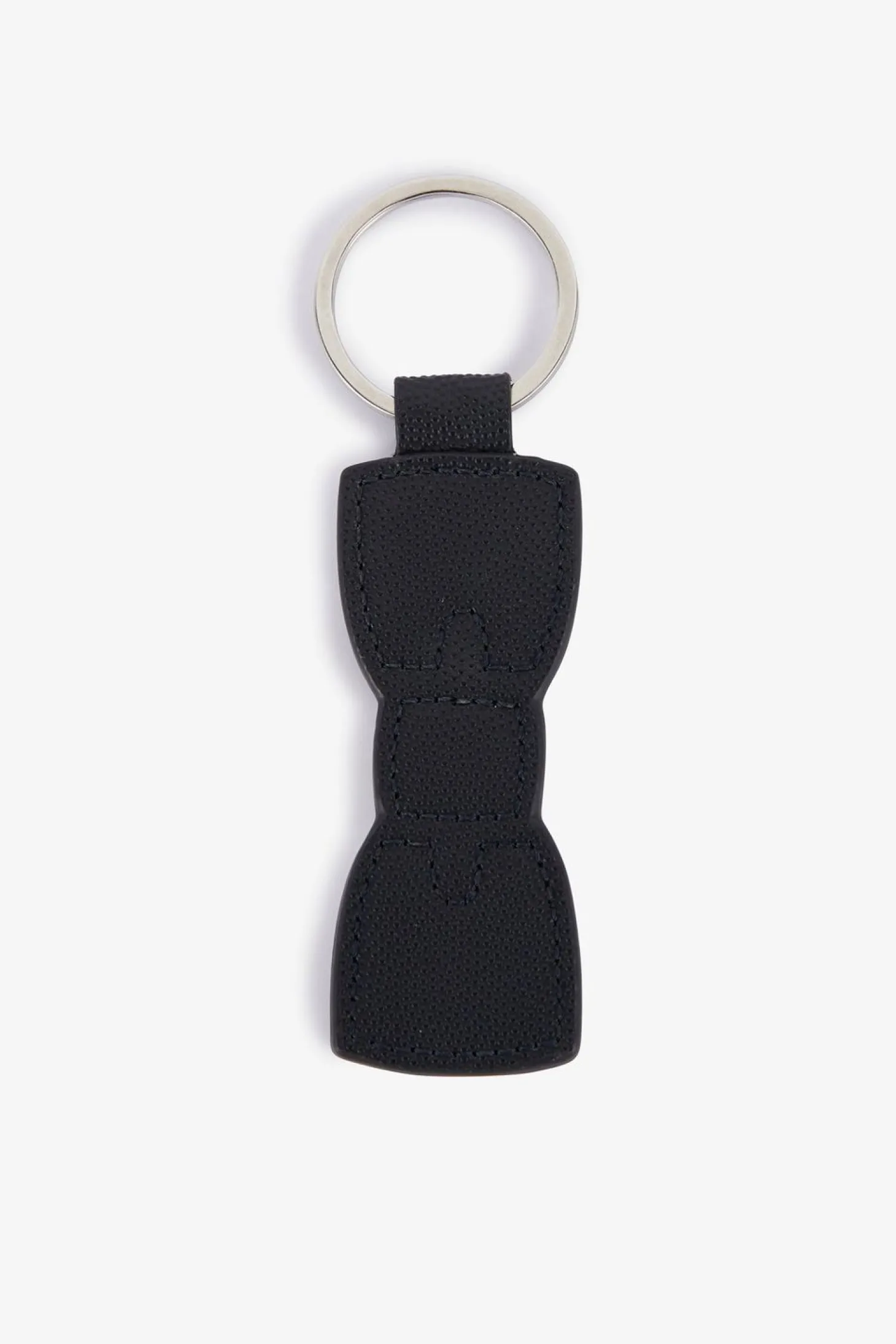 Porte-Cles A Rayures Forme Noeud Papillon