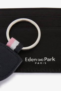 Porte-Cles Et Porte Carte Bleu Marine