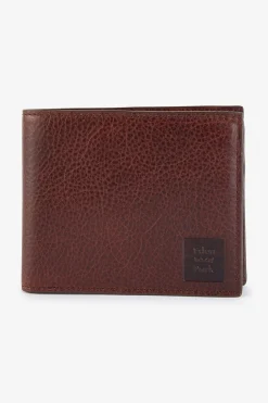Porte Feuille En Cuir Marron Fonce