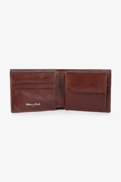 Porte Feuille En Cuir Marron Fonce