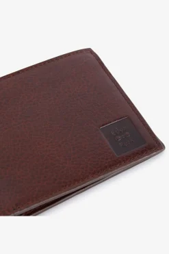 Porte Feuille En Cuir Marron Fonce