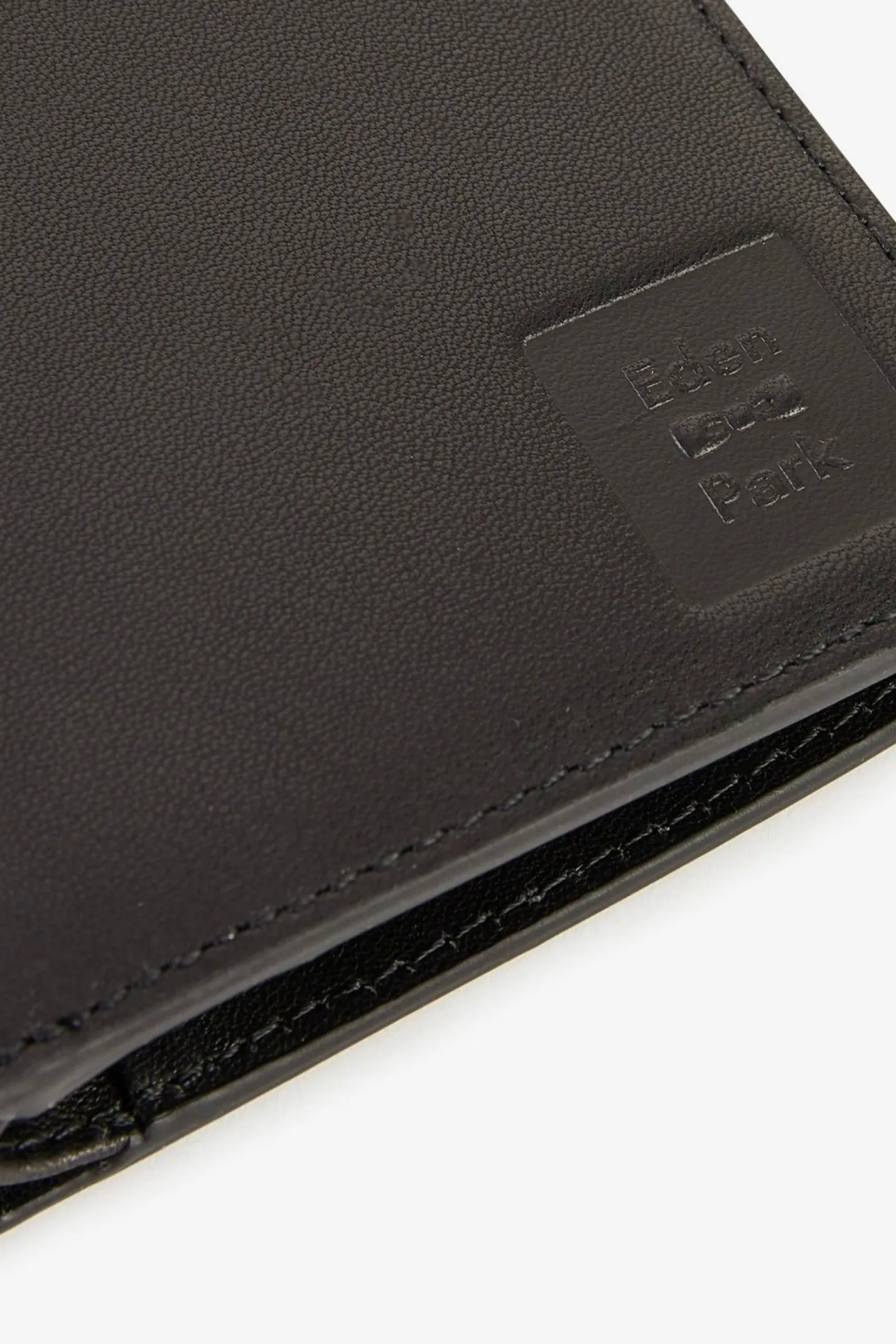 Portefeuille Forme Francais Cuir Noir