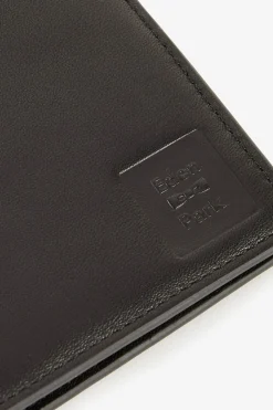 Portefeuille Forme Italien En Cuir Noir