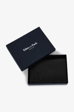 Porte Feuille Noir En Cuir